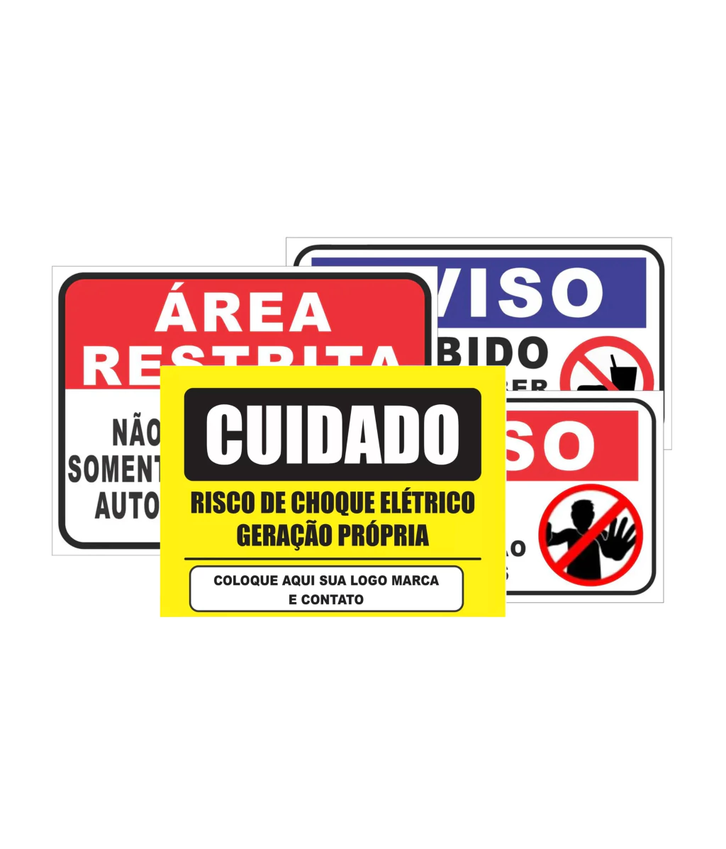 Placas Personalizadas — impresso pela Impressos Social Play, gráfica em Jacareí e São José dos Campos