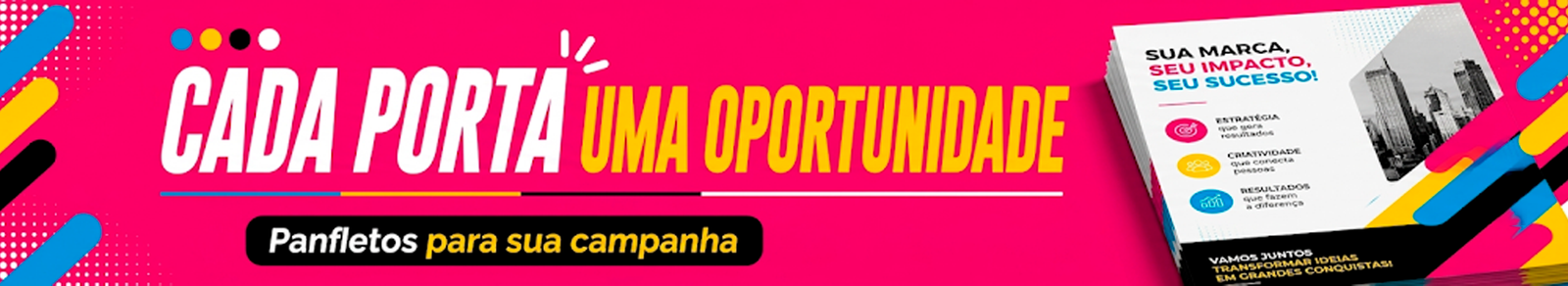 Windbanner para sua campanha a partir de R$169,90